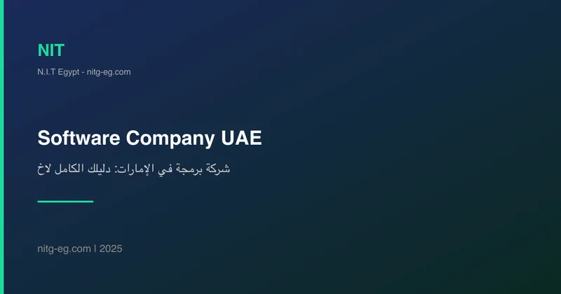 شركة برمجة في الإمارات: دليلك الكامل لاختيار أفضل شريك تقني